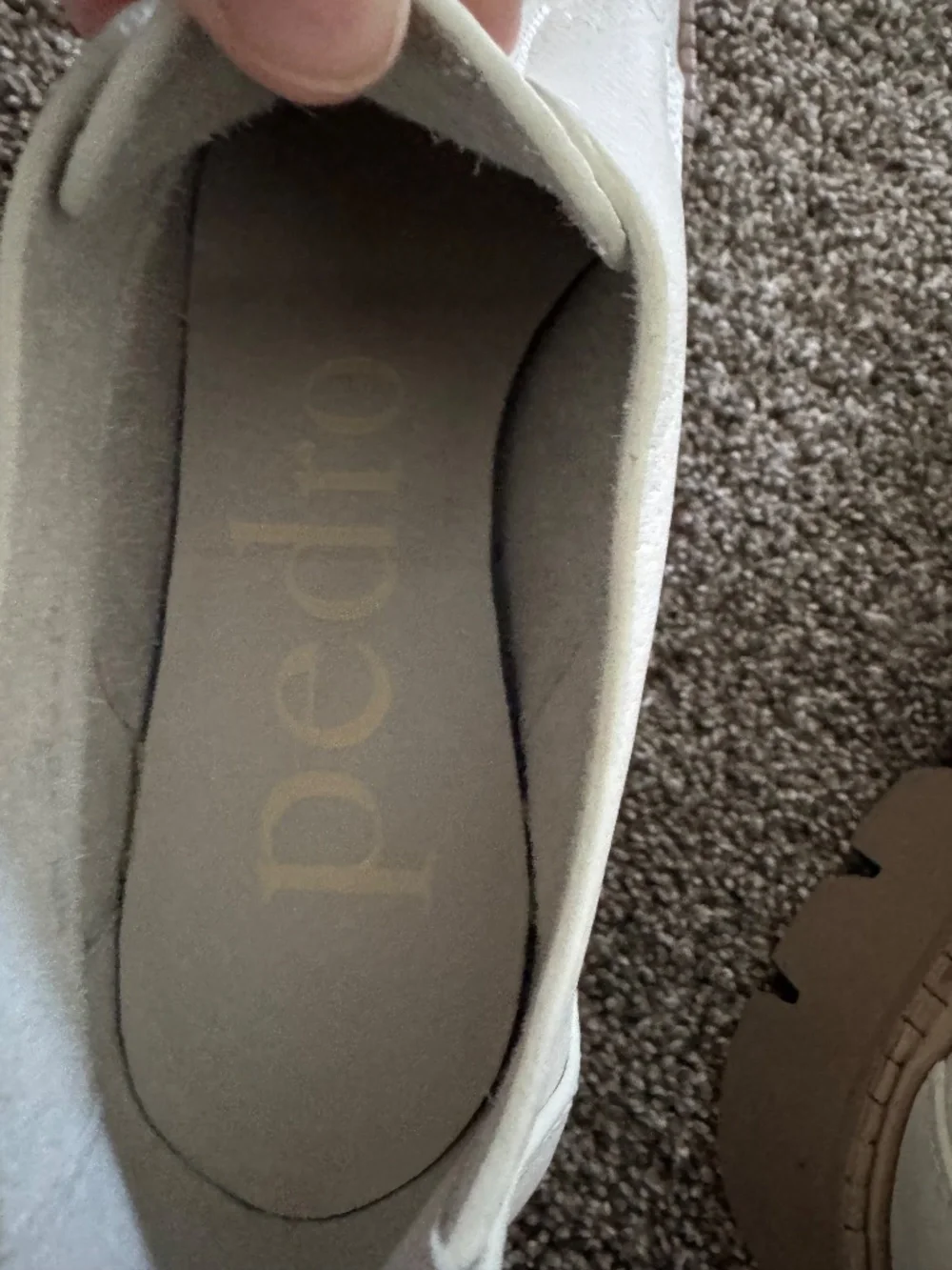 Pedro Garcia Silvia Shoes size 37.5 in basmati white